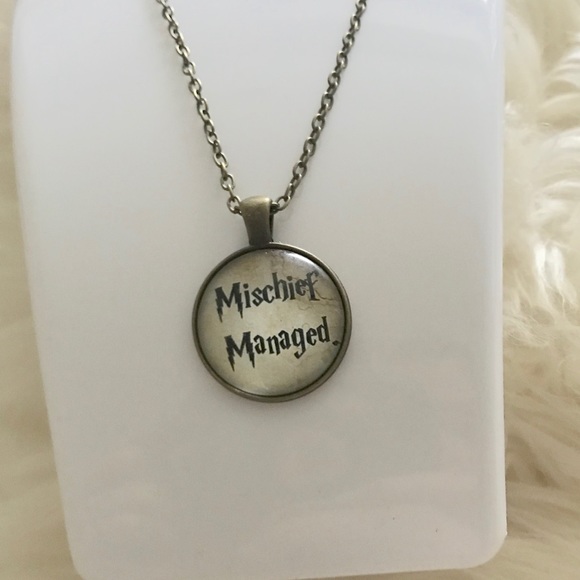 Harry Potter Jewelry - *5 FOR $25* Harry Potter Mischief Managed Necklace